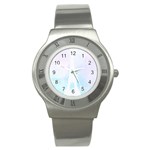 Pastel Eiffel s Tower, Paris Stainless Steel Watch Front