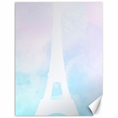 Pastel Eiffel s Tower, Paris Canvas 12  X 16 