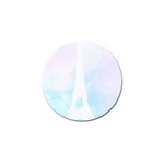 Pastel Eiffel s Tower, Paris Golf Ball Marker Front