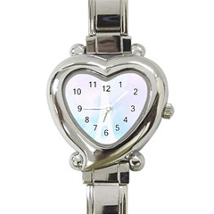 Pastel Eiffel s Tower, Paris Heart Italian Charm Watch by Lullaby