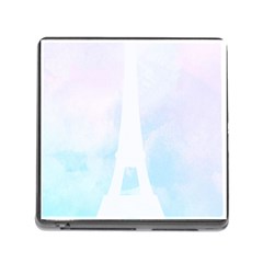 Pastel Eiffel s Tower, Paris Memory Card Reader (square 5 Slot) by Lullaby