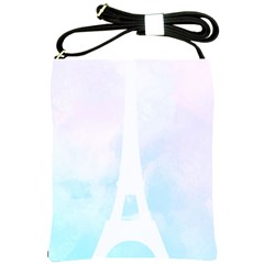 Pastel Eiffel s Tower, Paris Shoulder Sling Bag by Lullaby