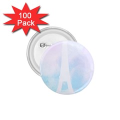 Pastel Eiffel s Tower, Paris 1 75  Buttons (100 Pack)  by Lullaby