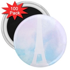 Pastel Eiffel s Tower, Paris 3  Magnets (100 Pack) by Lullaby