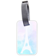 Pastel Eiffel s Tower, Paris Luggage Tag (two Sides) by Lullaby