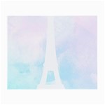 Pastel Eiffel s Tower, Paris Small Glasses Cloth (2 Sides) Front