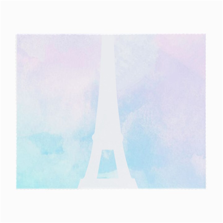 Pastel Eiffel s Tower, Paris Small Glasses Cloth (2 Sides)