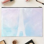 Pastel Eiffel s Tower, Paris Cosmetic Bag (XXXL) Back