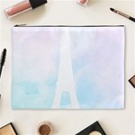 Pastel Eiffel s Tower, Paris Cosmetic Bag (XL) Front