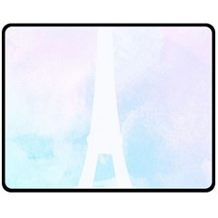 Pastel Eiffel s Tower, Paris Fleece Blanket (medium)  by Lullaby