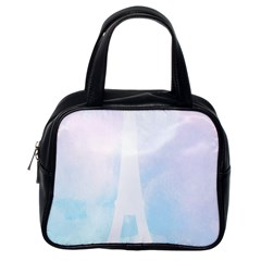 Pastel Eiffel s Tower, Paris Classic Handbag (one Side) by Lullaby