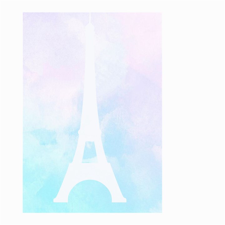 Pastel Eiffel s Tower, Paris Small Garden Flag (Two Sides)