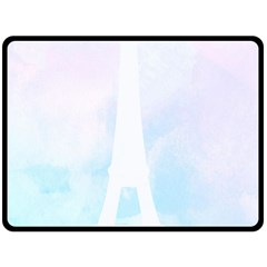 Pastel Eiffel s Tower, Paris Fleece Blanket (large)  by Lullaby