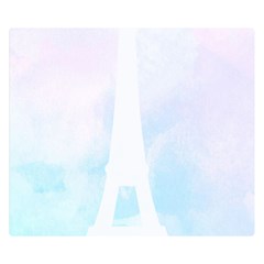 Pastel Eiffel s Tower, Paris Double Sided Flano Blanket (small)  by Lullaby