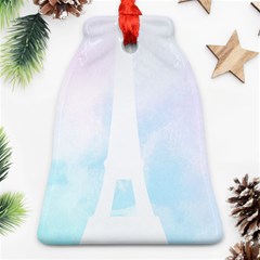 Pastel Eiffel s Tower, Paris Ornament (bell) by Lullaby