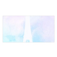 Pastel Eiffel s Tower, Paris Satin Shawl by Lullaby