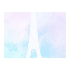 Pastel Eiffel s Tower, Paris Double Sided Flano Blanket (mini)  by Lullaby