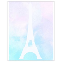 Pastel Eiffel s Tower, Paris Drawstring Bag (small) by Lullaby