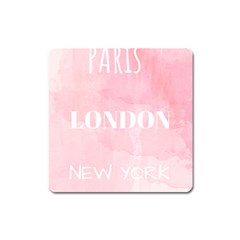 Paris Square Magnet by Lullaby