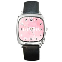 Paris Square Metal Watch