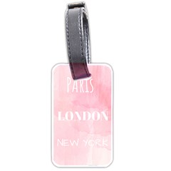 Paris Luggage Tag (two Sides)