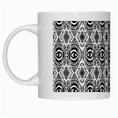 Black White 6 White Mugs by ArtworkByPatrick