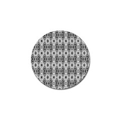 Black White 6 Golf Ball Marker (10 Pack) by ArtworkByPatrick