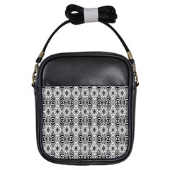 Black White 6 Girls Sling Bag by ArtworkByPatrick