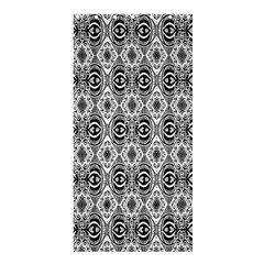 Black White 6 Shower Curtain 36  X 72  (stall)  by ArtworkByPatrick