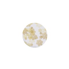 Christmas Gold Stars Snow Flakes  1  Mini Magnets