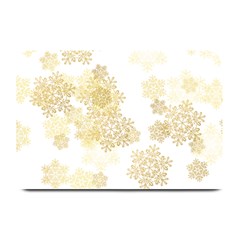 Christmas Gold Stars Snow Flakes  Plate Mats