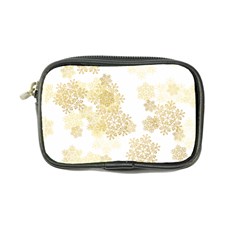 Christmas Gold Stars Snow Flakes  Coin Purse by Lullaby