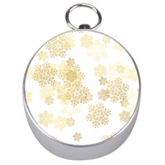 Christmas Gold Stars Snow Flakes  Silver Compasses