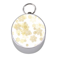 Christmas Gold Stars Snow Flakes  Mini Silver Compasses by Lullaby