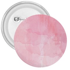 Pink Blurry Pastel Watercolour Ombre 3  Buttons by Lullaby