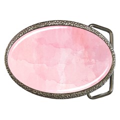 Pink Blurry Pastel Watercolour Ombre Belt Buckles by Lullaby