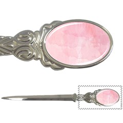 Pink Blurry Pastel Watercolour Ombre Letter Opener by Lullaby