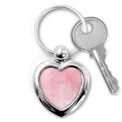 Pink Blurry Pastel Watercolour Ombre Key Chain (heart) by Lullaby