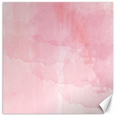 Pink Blurry Pastel Watercolour Ombre Canvas 12  X 12  by Lullaby