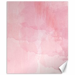 Pink Blurry Pastel Watercolour Ombre Canvas 20  X 24  by Lullaby