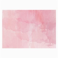 Pink Blurry Pastel Watercolour Ombre Large Glasses Cloth by Lullaby