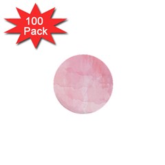 Pink Blurry Pastel Watercolour Ombre 1  Mini Buttons (100 Pack)  by Lullaby