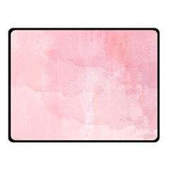 Pink Blurry Pastel Watercolour Ombre Fleece Blanket (small) by Lullaby