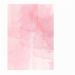 Pink Blurry Pastel Watercolour Ombre Large Garden Flag (two Sides) by Lullaby