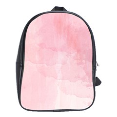 Pink Blurry Pastel Watercolour Ombre School Bag (xl) by Lullaby