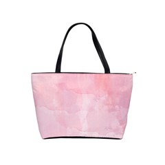 Pink Blurry Pastel Watercolour Ombre Classic Shoulder Handbag by Lullaby