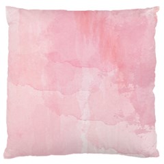 Pink Blurry Pastel Watercolour Ombre Standard Flano Cushion Case (two Sides) by Lullaby