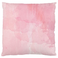 Pink Blurry Pastel Watercolour Ombre Large Cushion Case (one Side) by Lullaby