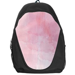 Pink Blurry Pastel Watercolour Ombre Backpack Bag by Lullaby