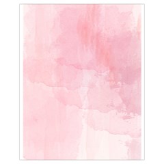 Pink Blurry Pastel Watercolour Ombre Drawstring Bag (small) by Lullaby